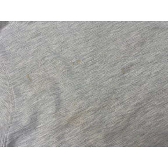 VINTAGE J Crew Blank Crewneck Sweatshirt Men Medium Gray USA 90s - Picture 3 of 11